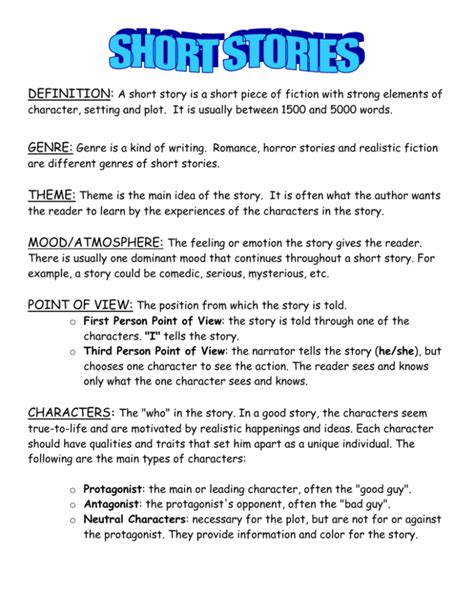 example of story with characters, setting and plot|Short Story Writing Guide: Engaging Plots, Settings, and Characters.